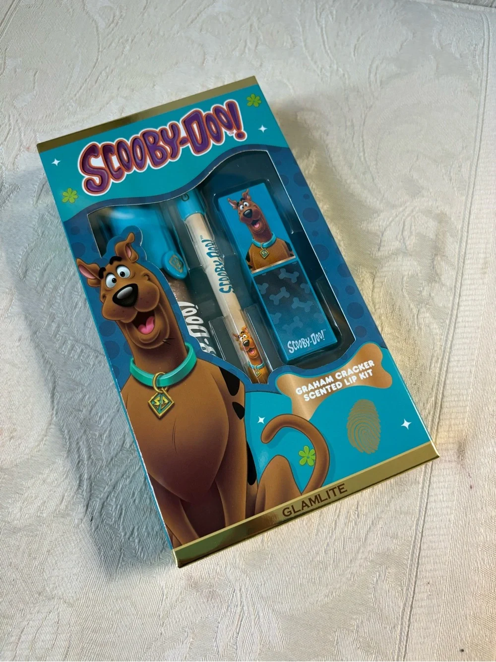Glamlite x Scooby Doo Nude Lip Kit Lipstick Lipgloss Liner Set Trio BNIB